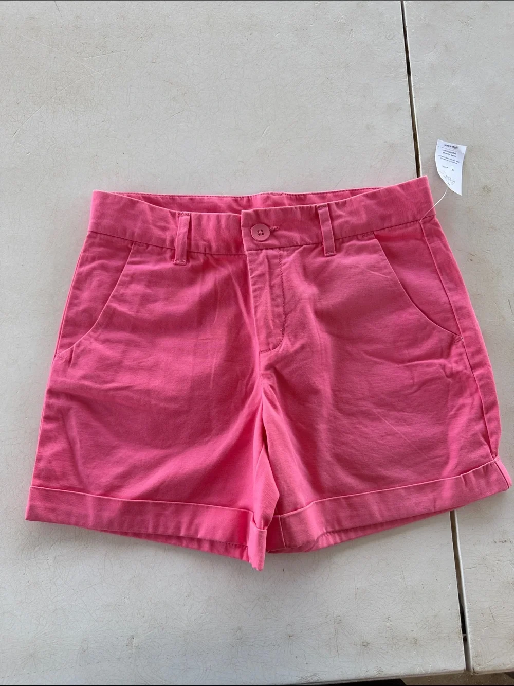 NWT GAPKIDS Pink Rolled-Hem Bermuda Shorts